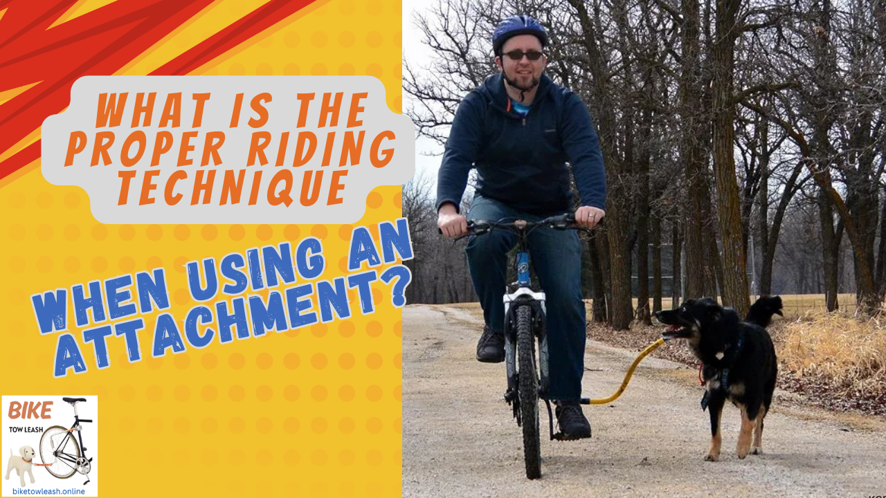 What is the Proper Riding Technique when using an Attachment